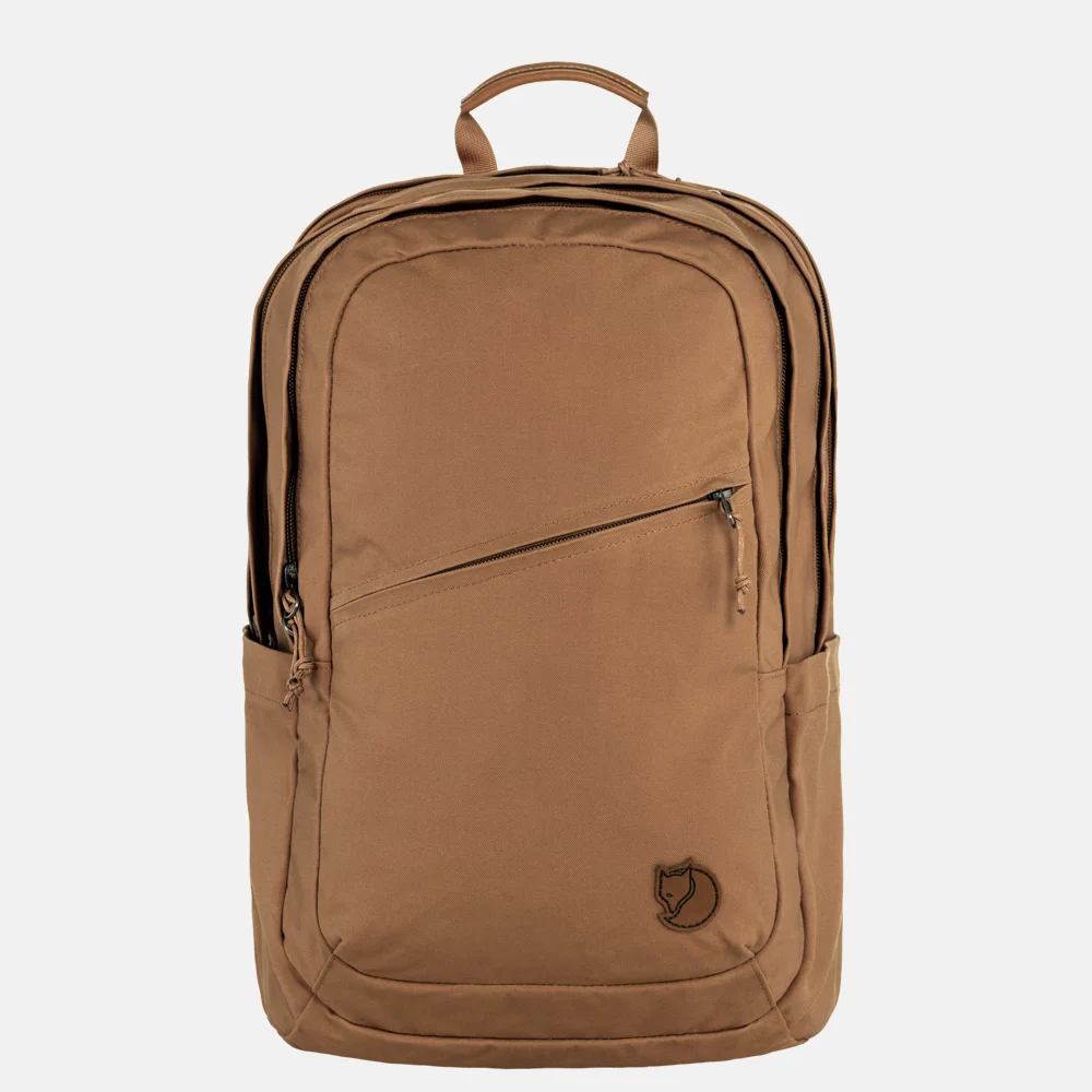 Fjällräven Raven 28 rugzak khaki en bruin
